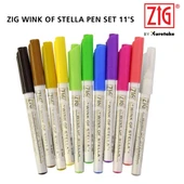 Zig Wink Od Stella Simli Kalem - Siyah thumbnail 5