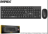 Km-2510 Siyah Kablosuz Q Multimedia Klavye + Mouse Set thumbnail 4