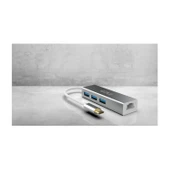 İtpc-3T Usb C Usb 3.0+ Rj45 Ethernet Çoklayıcı thumbnail 2