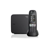 Siyah Telsiz Dect Telefon Işıklı Renkli Ekran Sms E630 thumbnail 1