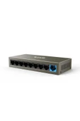 Tef1109D 8 Port 10-100 Mbps Switch Hub Çelik Kasa Rack Mount thumbnail 2