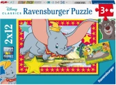 Ravensburger  Dumbo Puzzle 2 x 12 Parça thumbnail 1