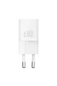 Baseus Ccgn050102 20W Beyaz 1C Gan5 Adaptör Mini thumbnail 2