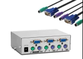 Sl-2021 2Pc-1Mn Vga+Ps-2 Manuel Kablolu Kvm Switch thumbnail 2