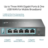 Tl-Er605 Gigabit Multi-Wan Omada Sdn Vpn Router thumbnail 5
