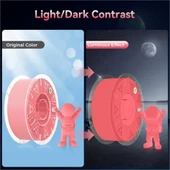 Creality Hyper Luminous Pembe Pla Filament (1.75mm, 1kg) thumbnail 5