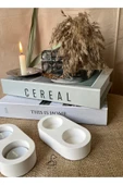Dairesel Tealight Mumluk/Şamdanlık 4’lü 14-7 CM thumbnail 4