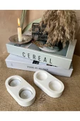 Dairesel Tealight Mumluk/Şamdanlık 4’lü 14-7 CM thumbnail 1