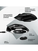 Logitech 910-006181 G502 X Lightspeed Hero Kablosuz Gaming Mouse thumbnail 5