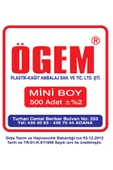 Ögem Mini Şeffaf Hışır Poşet 500'lü thumbnail 3