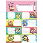 Ders Programlı Okul Etiketi 3 Yaprak (2 Paket) thumbnail 9