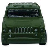 Çek Bırak Arabalar 10 Cm - Yeşil Çift Kabin Pick-Up thumbnail 6