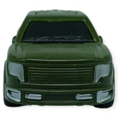 Çek Bırak Arabalar 10 Cm - Yeşil Pick-Up thumbnail 4