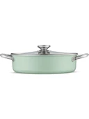 Jumbo Mint Green 7 Parça Granit Tencere Seti thumbnail 7