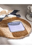 Rêve Bleu Drancy New Bone China Kare Tabak thumbnail 1