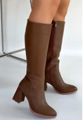Morena Vizon Cilt BejTopuklu Çizme thumbnail 2