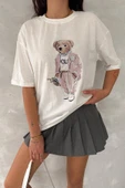ZISHAN Teddy Bear Tshirt Oversize Kalıp 555 thumbnail 5
