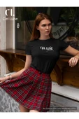 Nevermind Erkek Blocking Graphic Ciel Lune - Oversize T-Shirt thumbnail 6