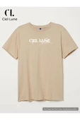 Nevermind Erkek Blocking Graphic Ciel Lune - Oversize T-Shirt thumbnail 2