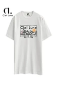 Nevermind Unisex Ciel Lune Oversize Tshirt thumbnail 1