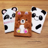 Panda Tasarımlı Peluş Defter thumbnail 1