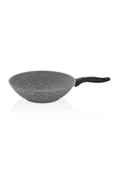 FALEZ Cost 28 Cm Granit Gri Wok Tava thumbnail 2