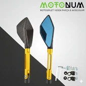 Falcon Turtle Modifiye Ayna-Sarı Renk-A32996 thumbnail 1
