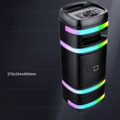 Kablosuz Mikrofonlu Hoparlör - Party Box Speaker thumbnail 5