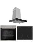 Ferre MEGA PLUS SERİSİ 3'LÜ CAM ANKASTRE SET (XE61MDV-MS261-D100) thumbnail 1