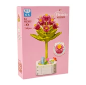 Building Block Flower 138 Parça Violet thumbnail 3