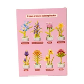Building Block Flower 138 Parça Violet thumbnail 5