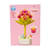 Building Block Flower 138 Parça Violet thumbnail 2