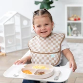 Bumkins SuperBib Önlük - 3lü Paket Palms + Checks thumbnail 3