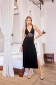 Arias Closet Göğüs ve Sırt Dekolteli Dantelli Sabahlık Takımı thumbnail 5
