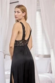 Arias Closet Göğüs ve Sırt Dekolteli Dantelli Sabahlık Takımı thumbnail 7