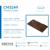 Polikarbon Tablet Çikolata Kalıbı 80 gr | Cm-3249 thumbnail 4