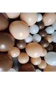 Vipfoni Krem Karamel Mocha Balon 10 Adet thumbnail 2