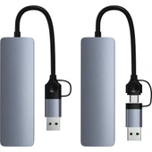 TAPLIN 5 IN 2 TYPE-C USB HUB thumbnail 4