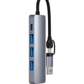 TAPLIN 5 IN 2 TYPE-C USB HUB thumbnail 2