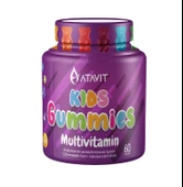 Atavit Gummies Multivitamin Kids 60 Çiğnenebilir Form thumbnail 1