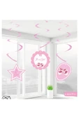 Vipfoni Babyshower Sarkıt Süs 6lı Pembe thumbnail 1
