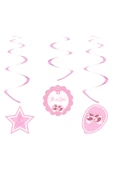 Vipfoni Babyshower Sarkıt Süs 6lı Pembe thumbnail 2