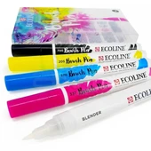 Talens Ecoline Brush Pen 5li Set Ana Renkler thumbnail 2
