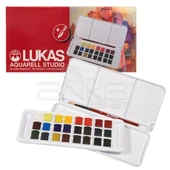 Lukas Sulu Boya Takımı Tablet 24 Renk thumbnail 2