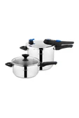 Schafer Gusto Chef 4 lt +7 lt Düdüklü Tencere Seti thumbnail 4