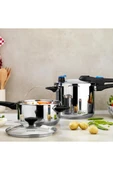 Schafer Gusto Chef 4 lt +7 lt Düdüklü Tencere Seti thumbnail 2