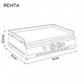 Remta 70 Cm Pleyt Izgara - R85 thumbnail 2