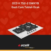 ARÇELİK OCD K 752-2 DWKYB Gazlı Cam Tablalı Ocak thumbnail 2