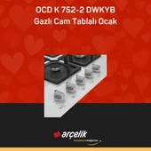ARÇELİK OCD K 752-2 DWKYB Gazlı Cam Tablalı Ocak thumbnail 4