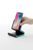 Şeritli ve Desenli Telefon Standı thumbnail 1